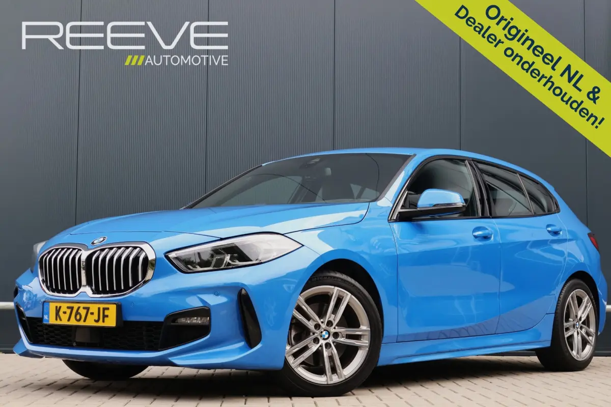 118i M-Sport Executive Edition Misano Blau | 1e eig. | Stoelverwarming | Keyless Entry | Live Cockpit Professional | Stuurverwarming