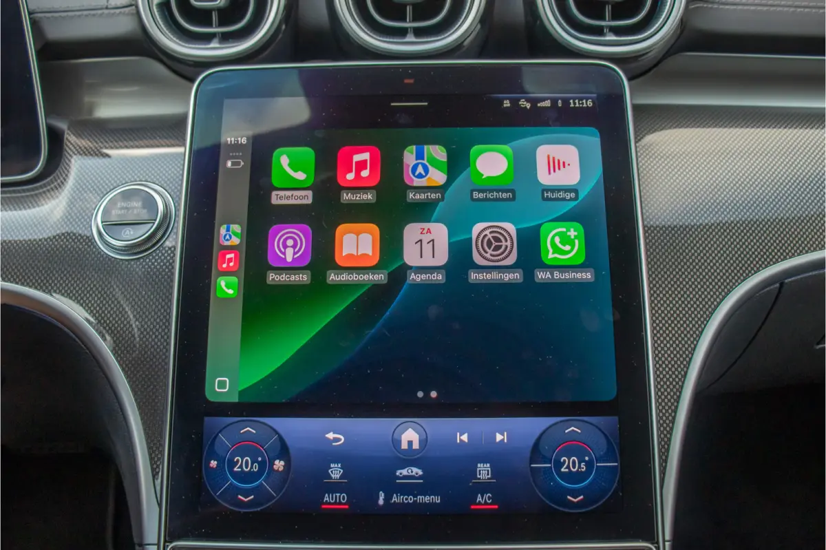 180 AMG Line, Origineel NL, 360 Camera, Memory, Augmented Reality, Leder, Keyless, Sfeerverlichting.