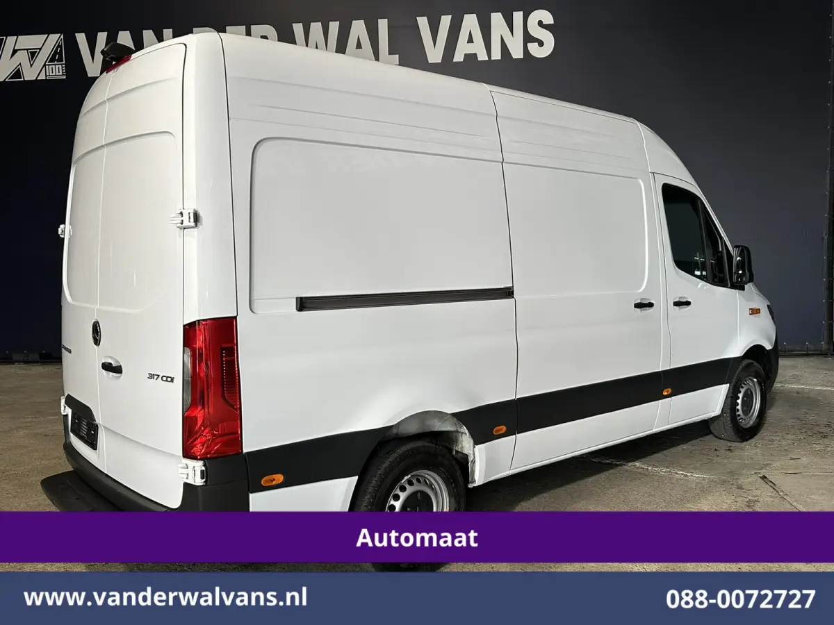 317 CDI 170pk 9G-Tronic Automaat L2H2 Euro6 Airco | Camera | Navigatie | LED | Cruisecontrol Chauffeursstoel, Stoelverwarming, Parkeersensoren, Bijrijdersbank