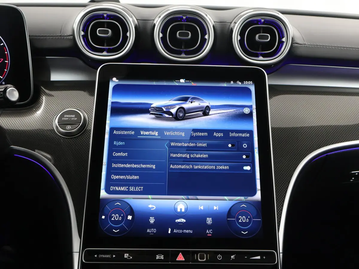 200 AMG Line | Panoramadak | Night | Memory | Burmester | Rode gordels | 19 inch AMG multispaaks | Headup |