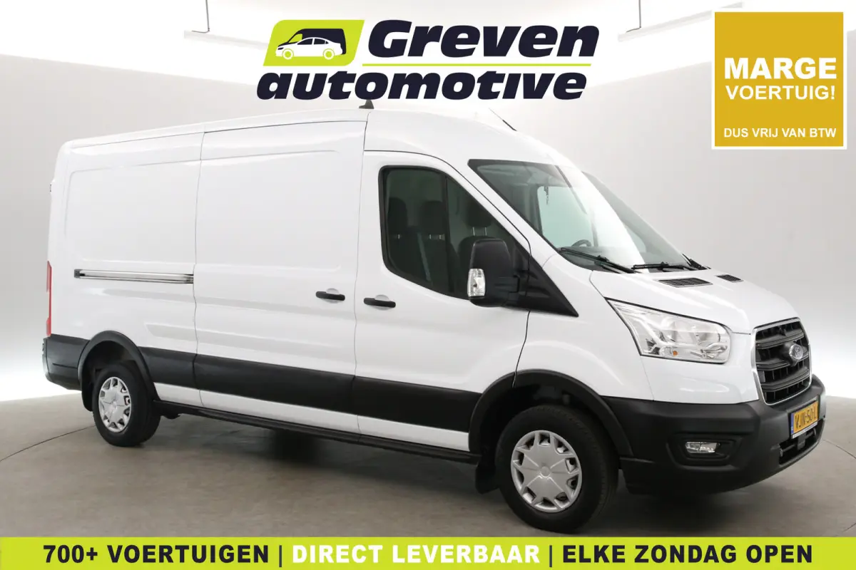 2.0 TDCI L3H2 | Marge | Airco | Cruise | *Trekhaak | 3 Zits | 2xSchuifdeur | Parkeersens.