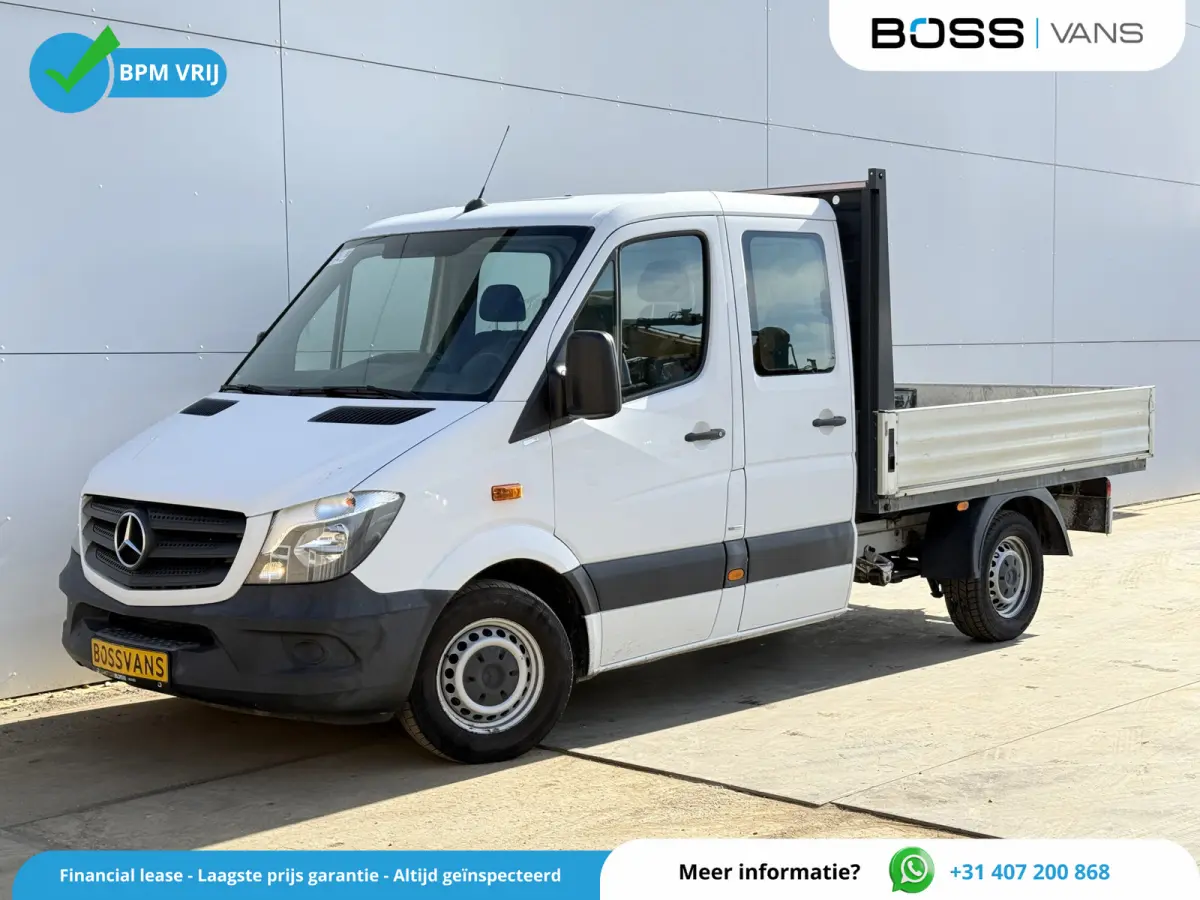 314 2.2 CDI DC Automaat Open laadbak Dubbele Cabine 7 Stoelen 2.8t Trekhaak Pritische Pickup Open Box