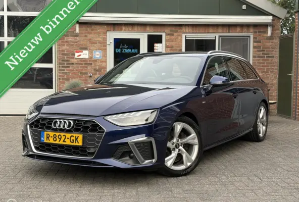 35TFSI S-line|Wegklapbare Trekhaak|Carplay|Elect Achterklep. Audi A4 Avant 35 TFSI S-line|Wegklapbare Trekhaak|Carplay|Elect Achterklep.