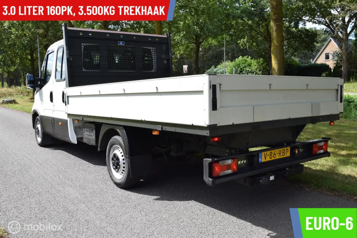 35S16D 3.0 160PK EURO-6 | Open Laadbak | 7-persoons Pick-UP | Dubbele Cabine
