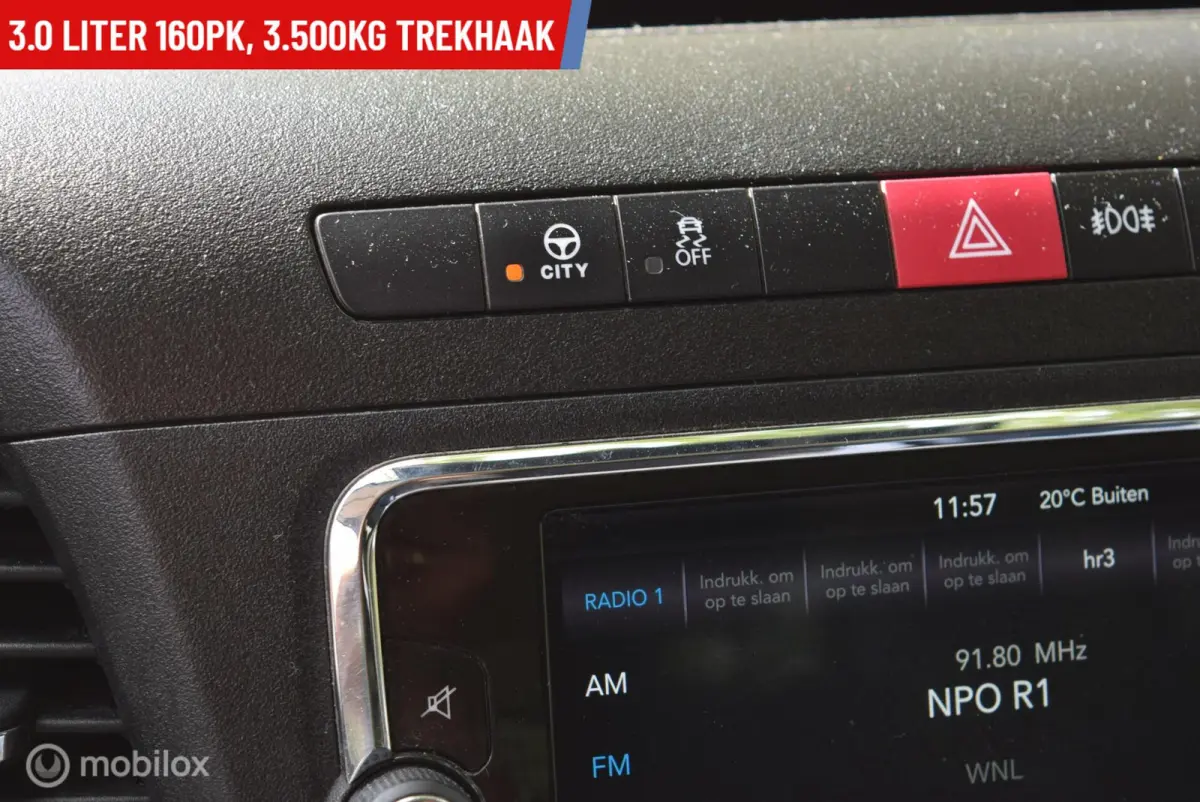 35S16D 3.0 160PK EURO-6 | Open Laadbak | 7-persoons Pick-UP | Dubbele Cabine