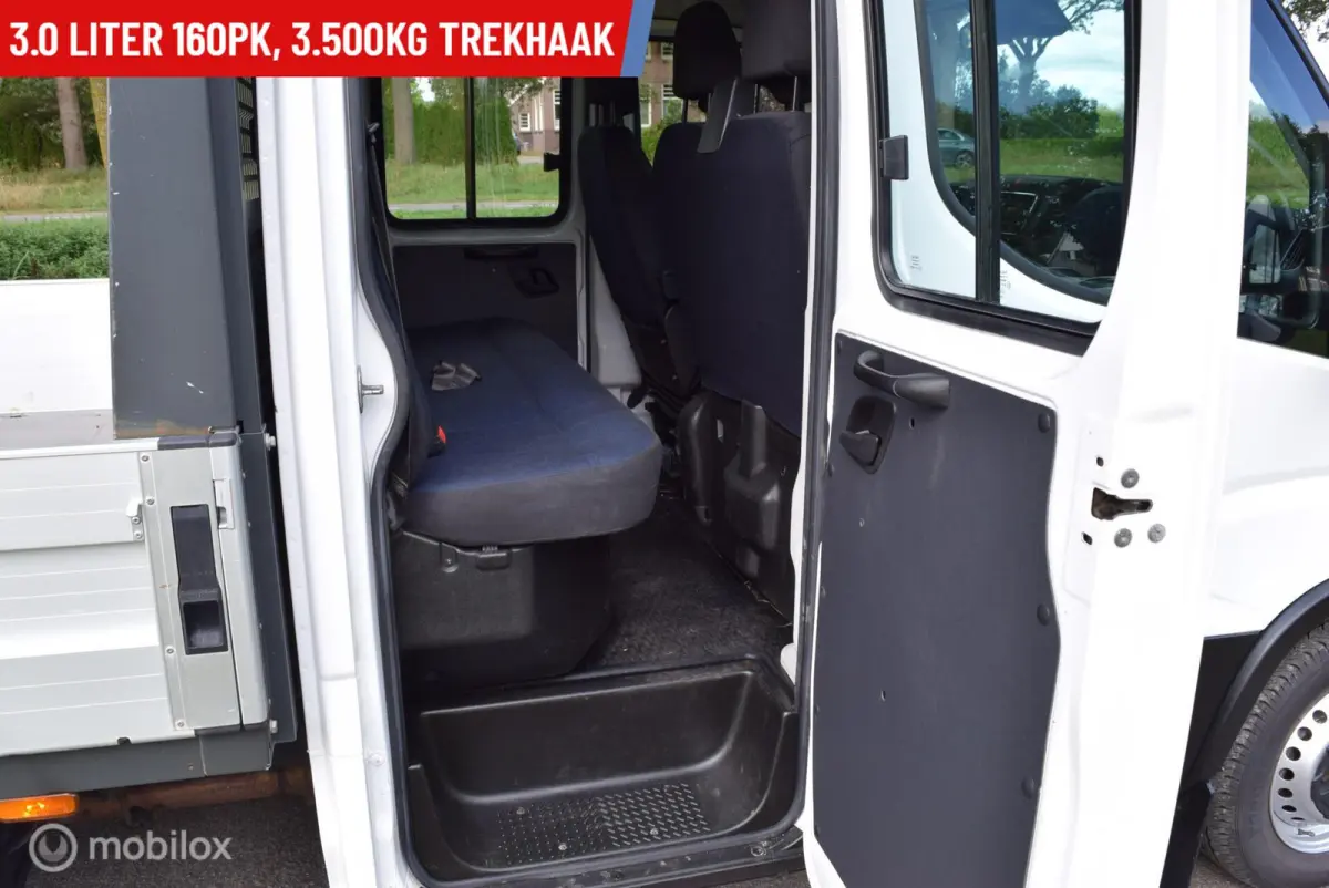 35S16D 3.0 160PK EURO-6 | Open Laadbak | 7-persoons Pick-UP | Dubbele Cabine