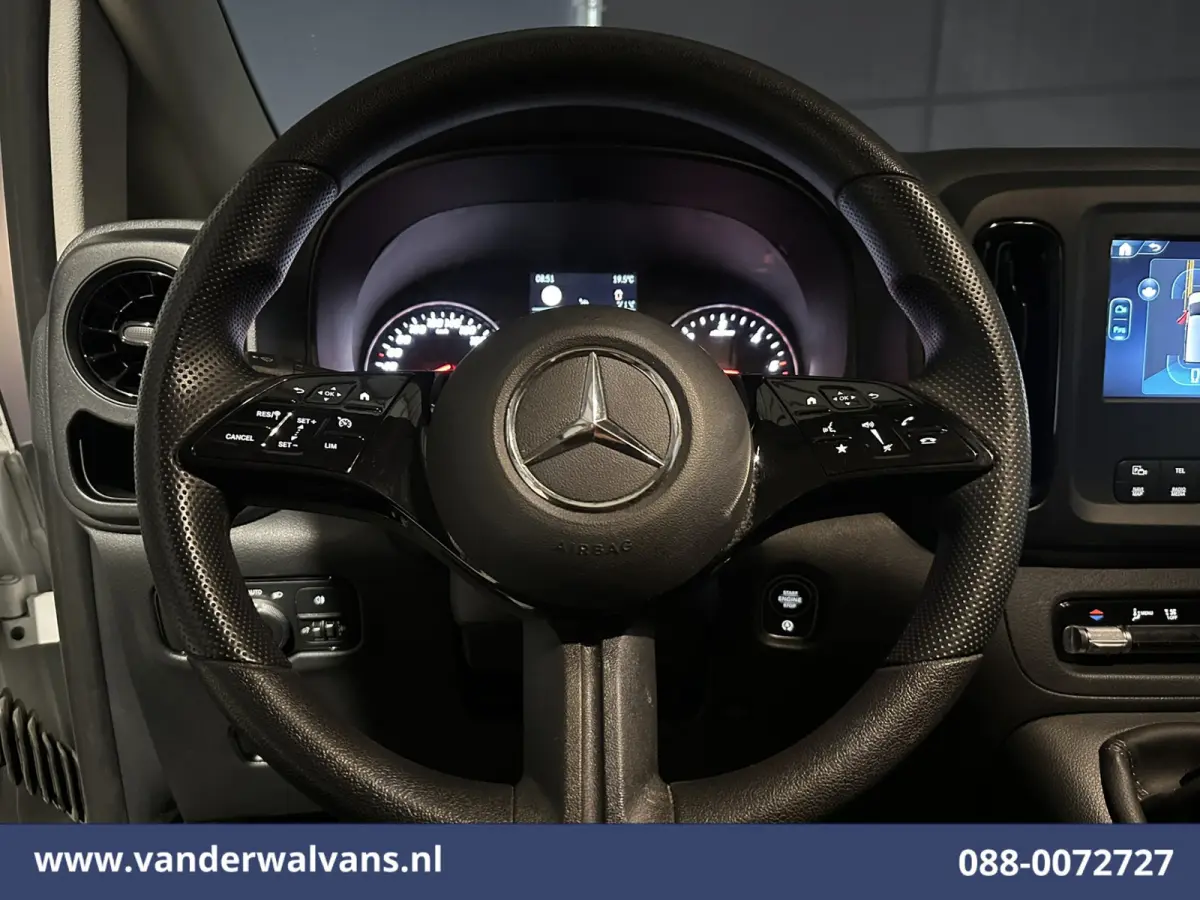116 CDI 164pk 2025 Model L2H1 Euro6 Airco | Camera | Navigatie | Cruisecontrol | Stoelverwarming Parkeersensoren, Bijrijdersbank