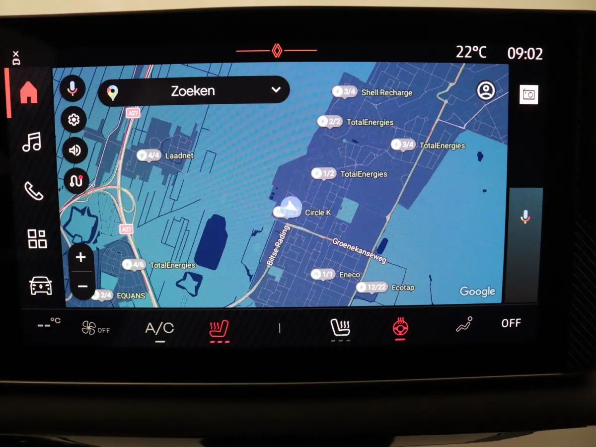 "Signature Stam" Iconic comfort range 52 kWh Leder Paris Black / openR-link infotainmentsysteem met Google-integratie/ V2G