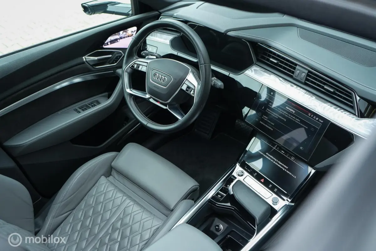 55 quattro S edition 95 kWh | HUD | Bang & Olufsen | RS-zetels | Nightvision | 23" velgen | Pano | 360 camera | Digital Matrix Led | Clima achterin | Stoel en stuurwielverw. | Unieke S Look