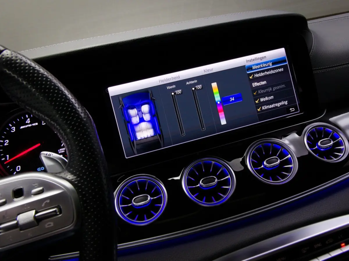 AMG 43 4MATIC+ (SPORTUITLAAT, PANO, APPLE CARPLAY/ANDROID AUTO, SFEERVERLICHTING, HEAD-UP, ACC)