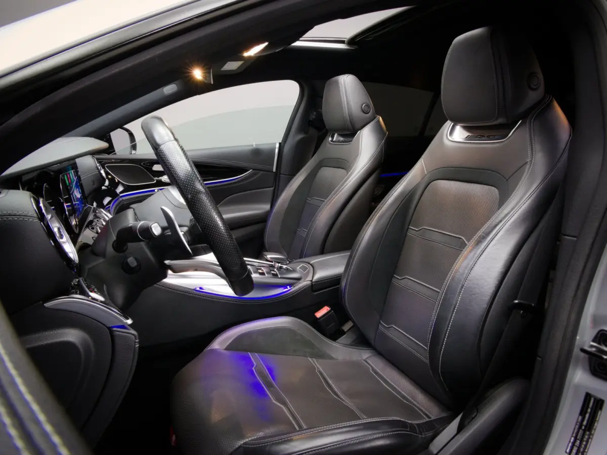 AMG 43 4MATIC+ (SPORTUITLAAT, PANO, APPLE CARPLAY/ANDROID AUTO, SFEERVERLICHTING, HEAD-UP, ACC)