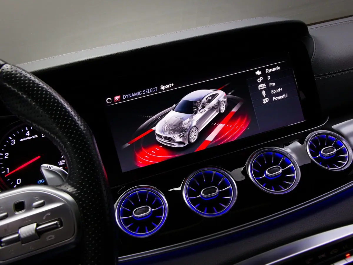 AMG 43 4MATIC+ (SPORTUITLAAT, PANO, APPLE CARPLAY/ANDROID AUTO, SFEERVERLICHTING, HEAD-UP, ACC)