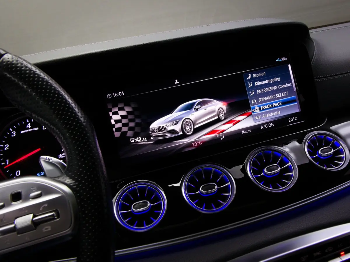 AMG 43 4MATIC+ (SPORTUITLAAT, PANO, APPLE CARPLAY/ANDROID AUTO, SFEERVERLICHTING, HEAD-UP, ACC)