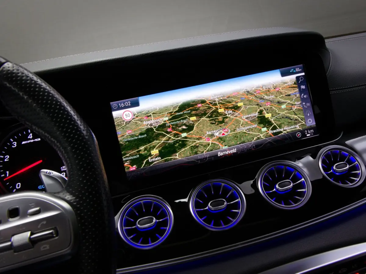 AMG 43 4MATIC+ (SPORTUITLAAT, PANO, APPLE CARPLAY/ANDROID AUTO, SFEERVERLICHTING, HEAD-UP, ACC)