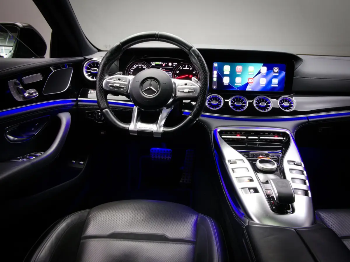 AMG 43 4MATIC+ (SPORTUITLAAT, PANO, APPLE CARPLAY/ANDROID AUTO, SFEERVERLICHTING, HEAD-UP, ACC)