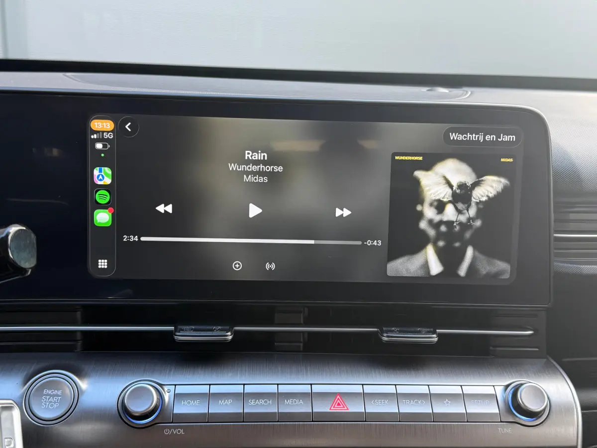1.6 GDI HEV Comfort Afneembare Trekhaak / 1100 kg Trekgewicht / 1e Eigenaar / Hybride / Automaat / Adaptieve cruise control / Achteruitrijcamera / Parkeersensoren / Navigatiesysteem / Apple 