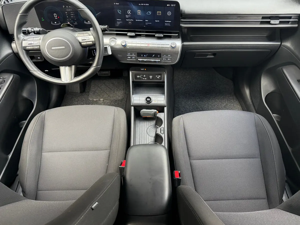 1.6 GDI HEV Comfort Afneembare Trekhaak / 1100 kg Trekgewicht / 1e Eigenaar / Hybride / Automaat / Adaptieve cruise control / Achteruitrijcamera / Parkeersensoren / Navigatiesysteem / Apple 