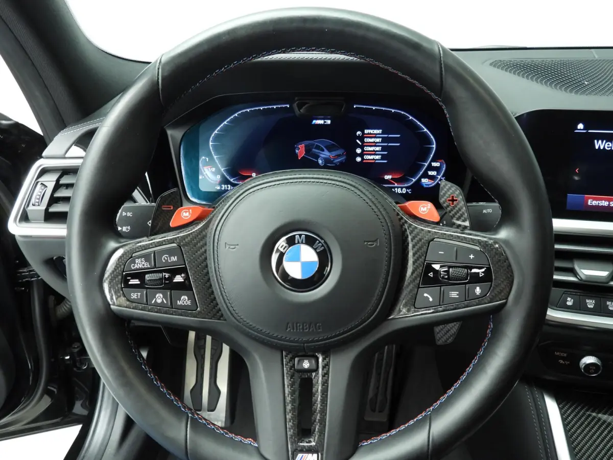 M3 Competition | Laserlicht | Leder | HUD | Elektr. zetels | Keyles go | Stoelverwarming | DAB | Harman-kardon sound | Alu 19/20 inch