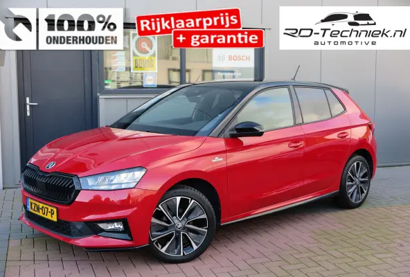 1.0 TSI 70kw 95pk Monte Carlo , Led (Skoda crystal lighting)  , Bi-color, Virtual cockpit, Sportstoelen,Keyless entry/start, Navi via Smartlink, Cruisecontrol, PDC, Camera , LMV. etc.