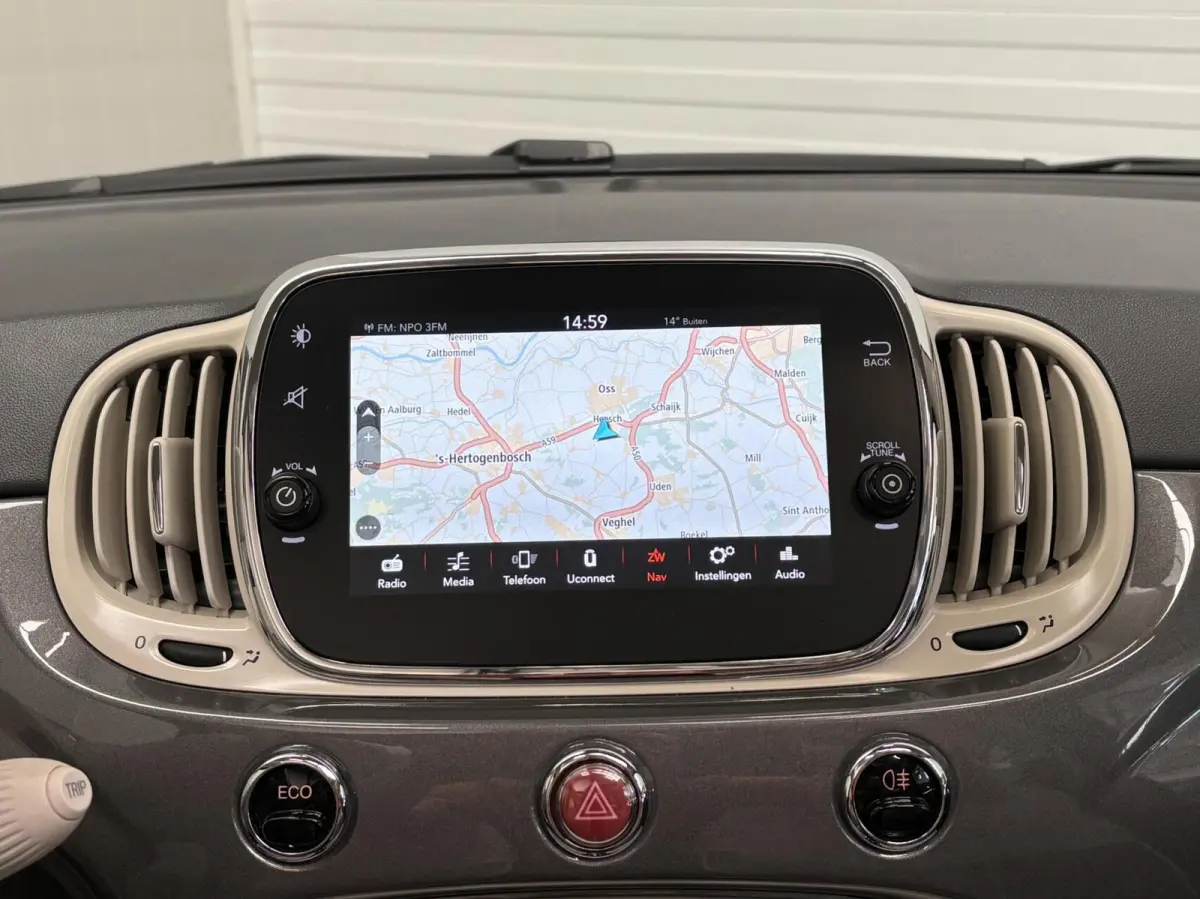 abrio TwinAir Turbo Lounge / NL Auto / Nieuw staat! / Navigatie / Groot scherm / Facelift / Rijklaar!