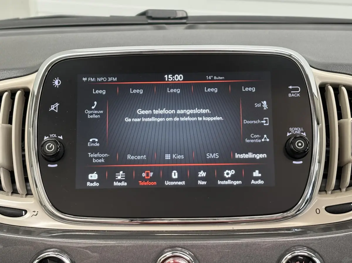abrio TwinAir Turbo Lounge / NL Auto / Nieuw staat! / Navigatie / Groot scherm / Facelift / Rijklaar!