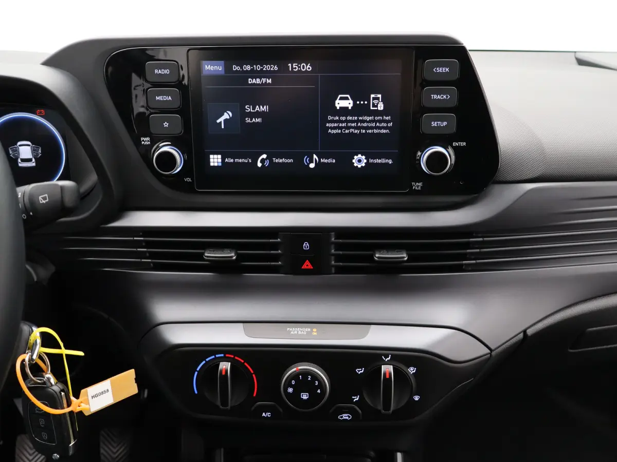 1.0 T-GDI 100pk Comfort | Airco | Camera | Carplay | Cruise control | Dodehoek detectie | Navigatie | Parkeersensoren | Digitaal cockpit | Lichtmetalen velgen