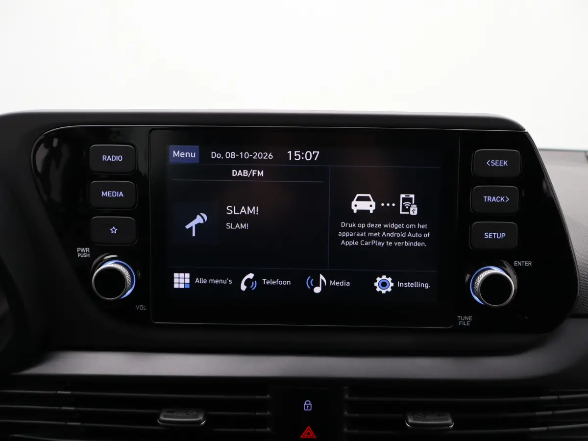 1.0 T-GDI 100pk Comfort | Airco | Camera | Carplay | Cruise control | Dodehoek detectie | Navigatie | Parkeersensoren | Digitaal cockpit | Lichtmetalen velgen