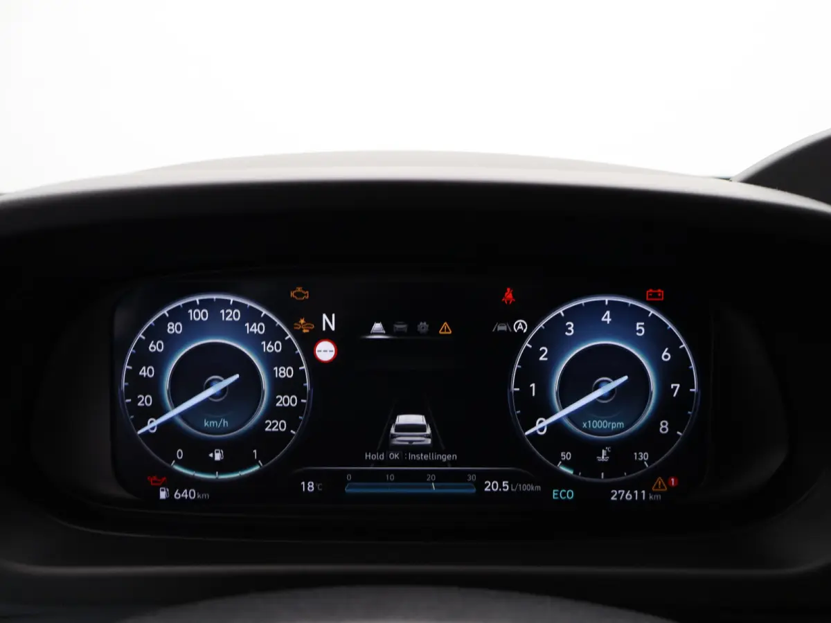 1.0 T-GDI 100pk Comfort | Airco | Camera | Carplay | Cruise control | Dodehoek detectie | Navigatie | Parkeersensoren | Digitaal cockpit | Lichtmetalen velgen