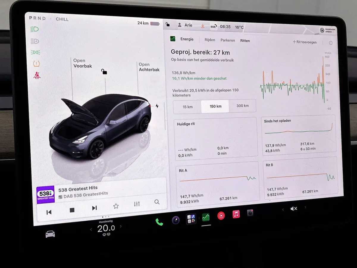 RWD 58 kWh | WORDT VERWACHT | ACHTERUITRIJCAMERA | PANORAMADAK | STOELVERWARMING | KEYLESS | NAVIGATIE | CLIMATE CONTROL | ELEKTRISCH BEDIENBARE VOORSTOEL MET GEHEUGEN |