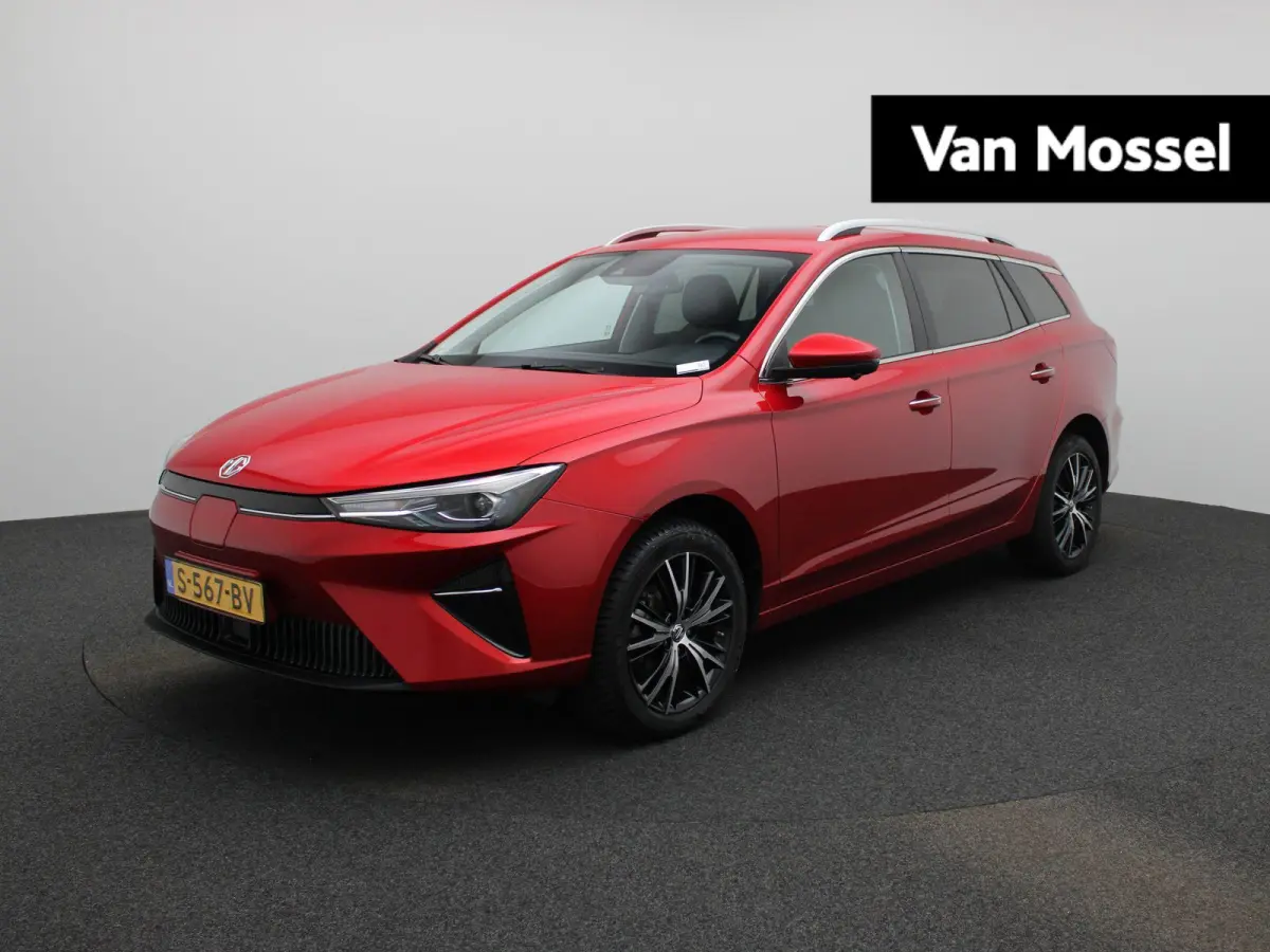 MG5 Electric Standard Range Luxury 50 kWh | 87,1% SOH | ACHTERUITRIJCAMERA | STOELVERWARMING | APPLE CARPLAY | ANDROID AUTO | CRUISECONTROL | LEDEREN BEKLEDING |
