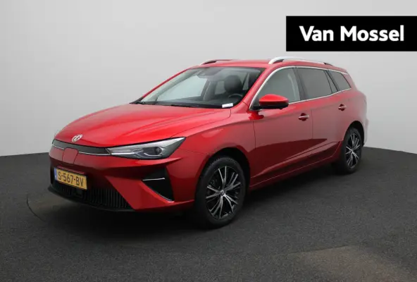 MG5 Electric Standard Range Luxury 50 kWh | 87,1% SOH | ACHTERUITRIJCAMERA | STOELVERWARMING | APPLE CARPLAY | ANDROID AUTO | CRUISECONTROL | LEDEREN BEKLEDING |