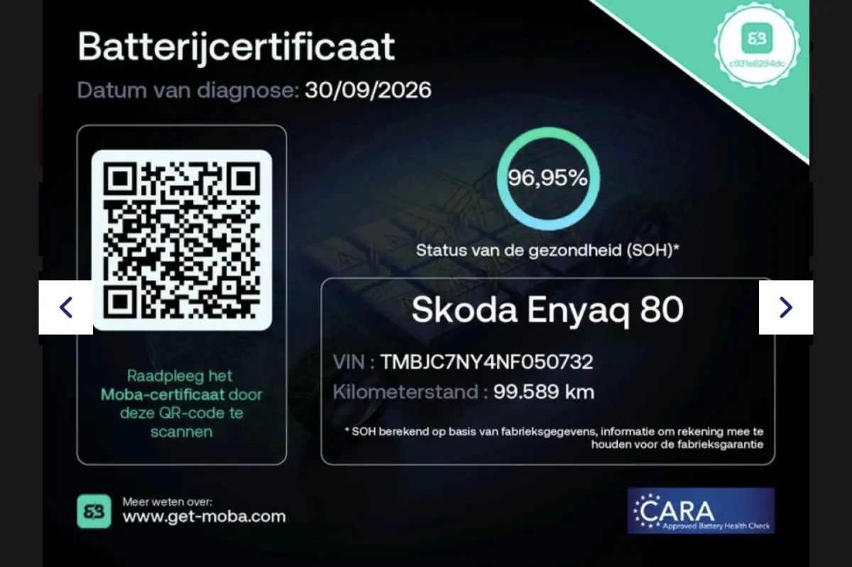 80 Sportline | SOH 97% | Camera | Sfeerverlichting | ACC | Sportstoelen | NL-Auto | Zware Accu |