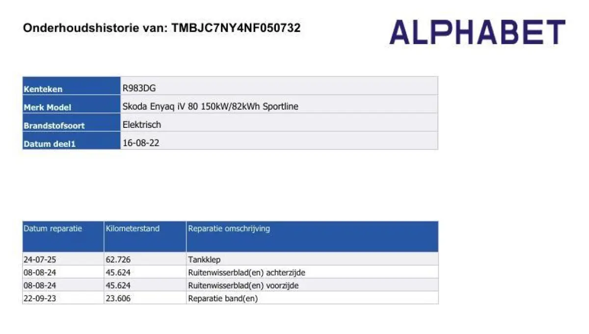 80 Sportline | SOH 97% | Camera | Sfeerverlichting | ACC | Sportstoelen | NL-Auto | Zware Accu |
