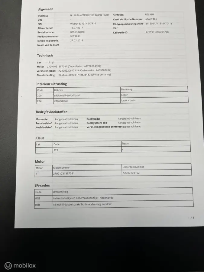 180 Business Solution AMG Upgrade Edition Panoramadak, Trekhaak, Sfeerverlichting