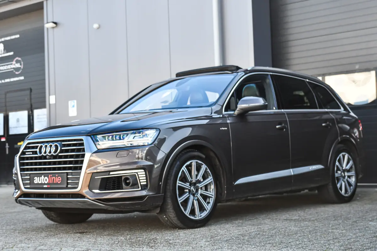 3.0 TDI e-tron quattro S-Line, 360 Cam, Softclose, Trekhaak, Luchtvering, Pano, Bose, HUD, Camera, ACC, LED!