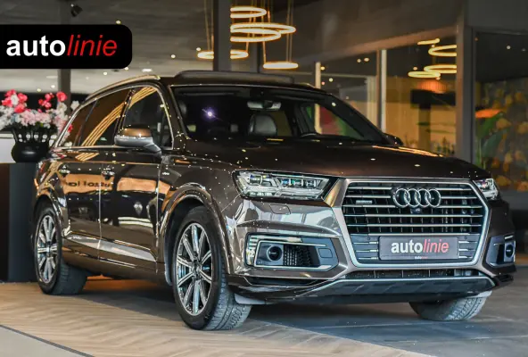 3.0 TDI e-tron quattro S-Line, 360 Cam, Softclose, Trekhaak, Luchtvering, Pano, Bose, HUD, Camera, ACC, LED!