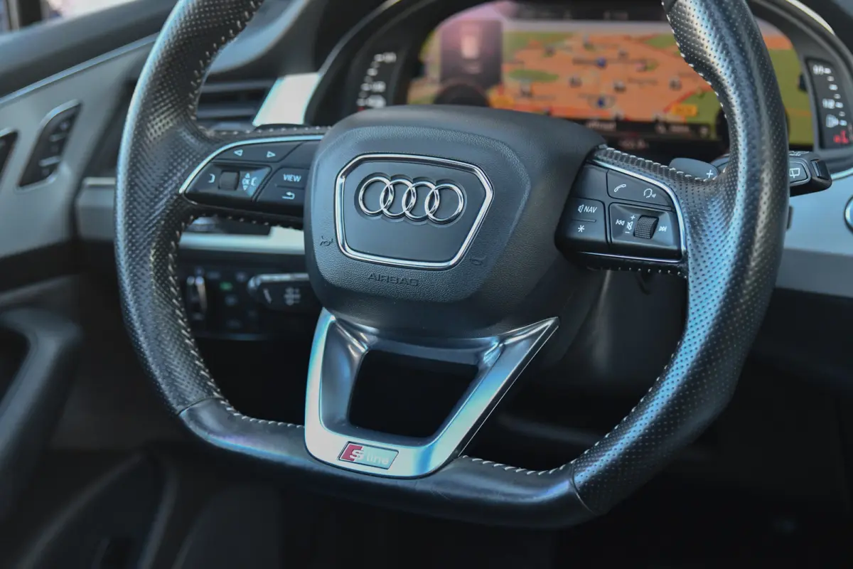 3.0 TDI e-tron quattro S-Line, 360 Cam, Softclose, Trekhaak, Luchtvering, Pano, Bose, HUD, Camera, ACC, LED!