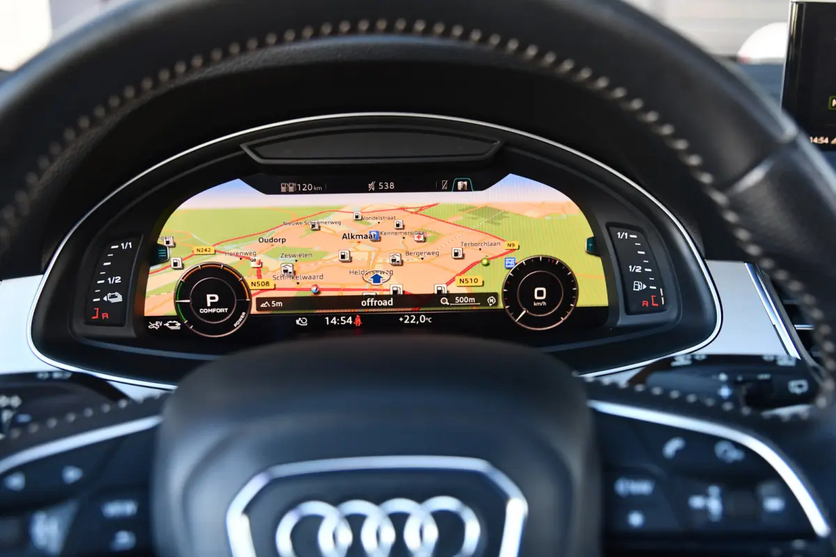3.0 TDI e-tron quattro S-Line, 360 Cam, Softclose, Trekhaak, Luchtvering, Pano, Bose, HUD, Camera, ACC, LED!