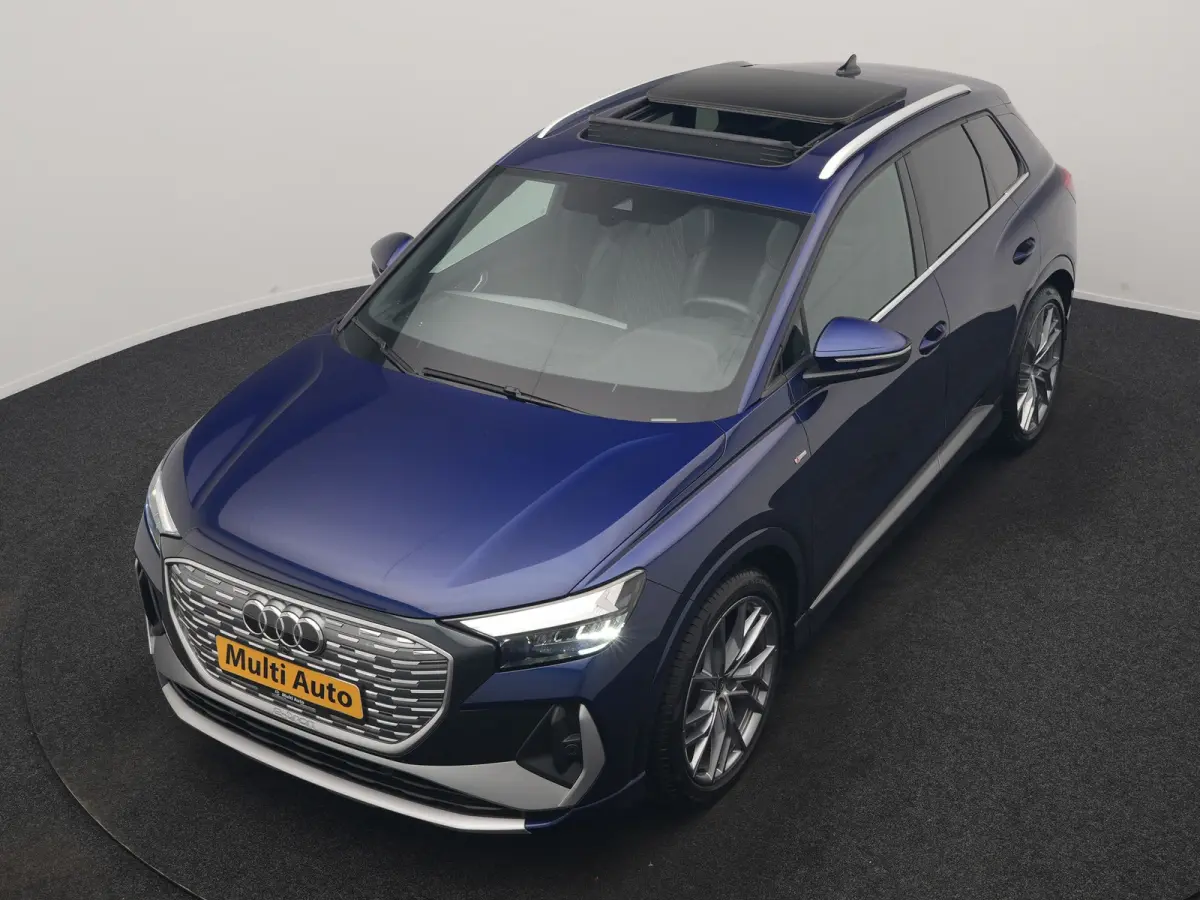 35 2x S Line 55 kWh 170pk | SOH 93% | Panodak | Adaptive Cruise | Lederen Sportstoelen & Stuur Verwarmd | Camera | Keyless | 21"L.M | Navigatie | DAB |