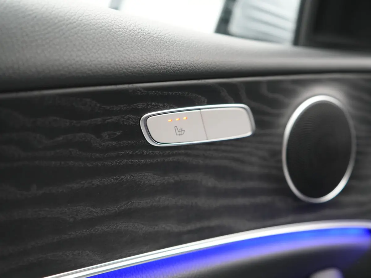 300 e Luxury Line PHEV 320pk Dealer O.H. | SOH 88,7% | Schuif-/kantel Dak | Adaptive Cruise | Camera | Multi Beam LED | Sportstoelen Verwarmd | Sfeerverlichting | BLIS | Apple Carplay | Wide