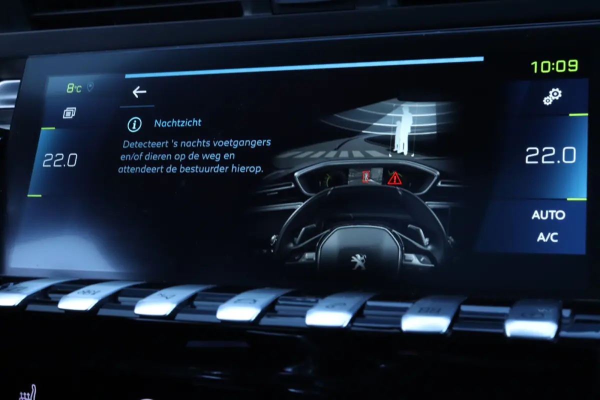 1.6 HYbrid PSE 360PK | Adapt. Cruise | Trekhaak | Schuifdak | Nightvision | Focal Audio | Massage | Memory | 360 Camera | Keyless | Elektr. Klep | Carplay | Navi | Climate | Adaptief Onderst