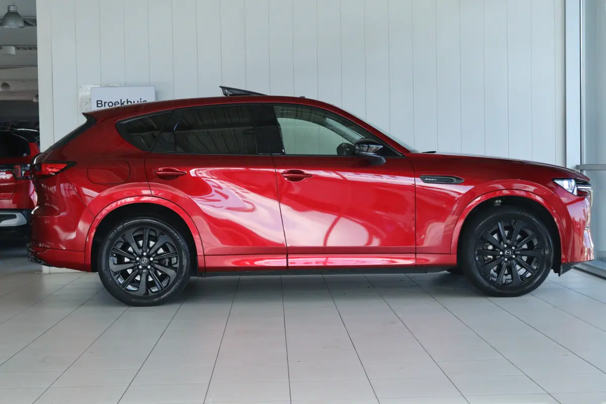 2.5 e-SkyActiv PHEV Homura Plus | SOH 91% | Adapt. Cruise | Trekhaak | Stoelventilatie | BOSE | Head-up | Memory | Schuifdak | 360 Camera | Navi | Carplay | Stoel+Stuurverwarming |
