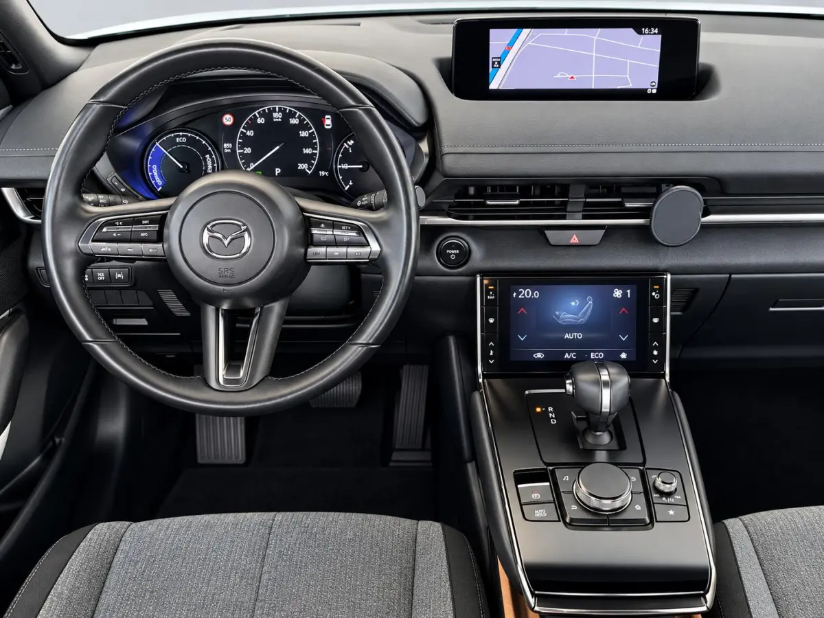 e-SkyActiv+ 145 36 kWh SoH 95% | Adaptieve Cruise | Stoel & Stuurverwarming | Dodehoek | 1e Eigenaar | Dealeronderhouden |