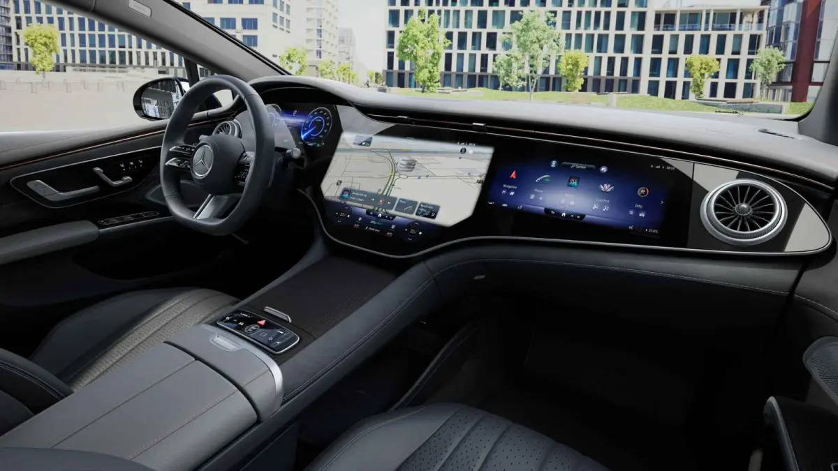 450 4MATIC AMG Line 108 kWh | AMG | Trekhaak | Panoramadak | Hyperscreen | Luchtvering | Achterasbesturing | Memory | Stoelventilatie |