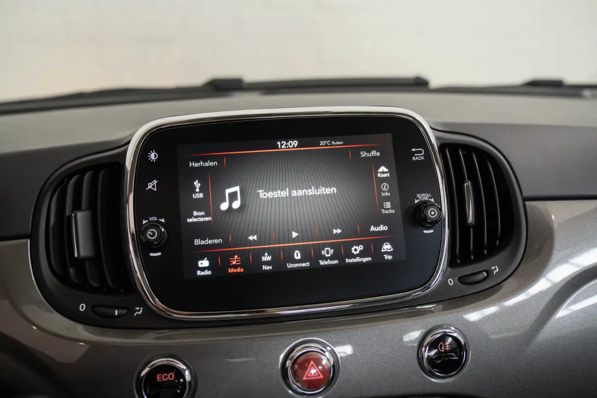 0.9 TwinAir Turbo Lounge | Schuif-Kanteldak | Navigatie | Bluetooth | Lichtmetalen velgen | Bluetooth | Airco |