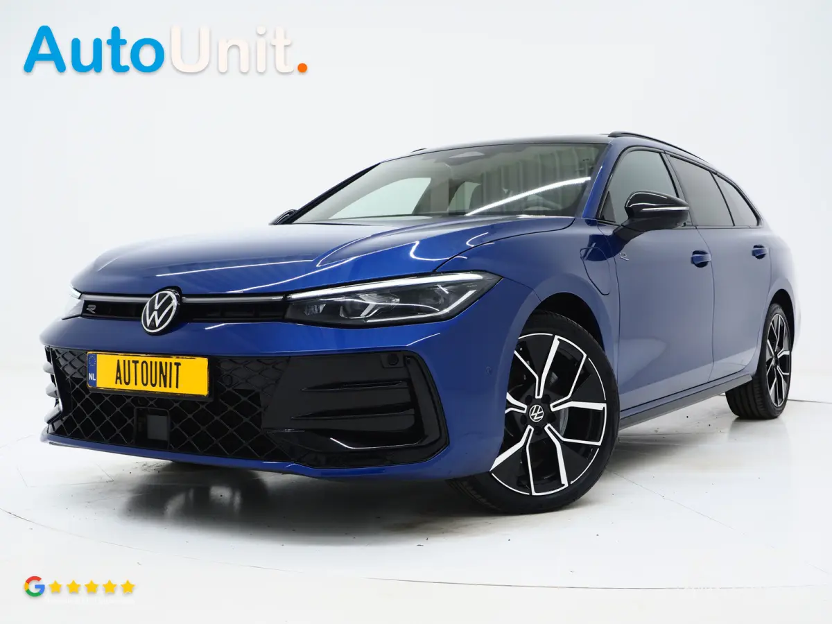 1.5 eHybrid R-Line Black | 5 Jaar Garantie | Leder | Panoramadak | Stoelventilatie | Trekhaak | Harman/Kardon | Massage | 360