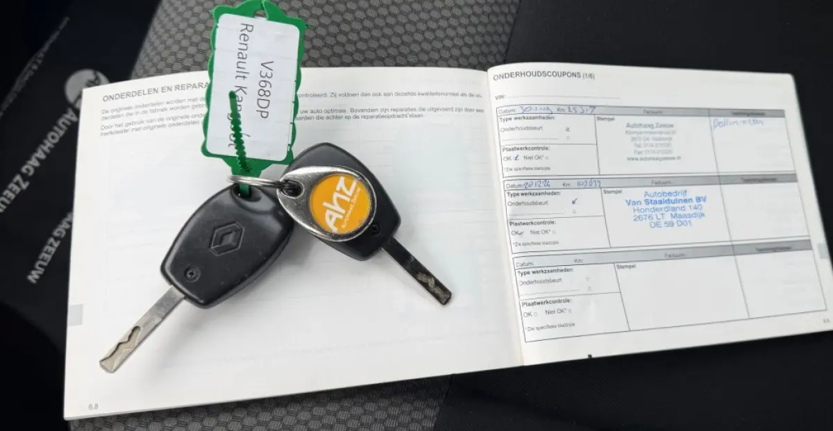 1.5 DCI 55KW 75PK EURO 6 DISTRIBUTIERIEM VERNIEUWD/ AIRCO/ CRUISE CONTROL/ PARKEERSENSOREN / 100% DEALERONDERHOUDEN