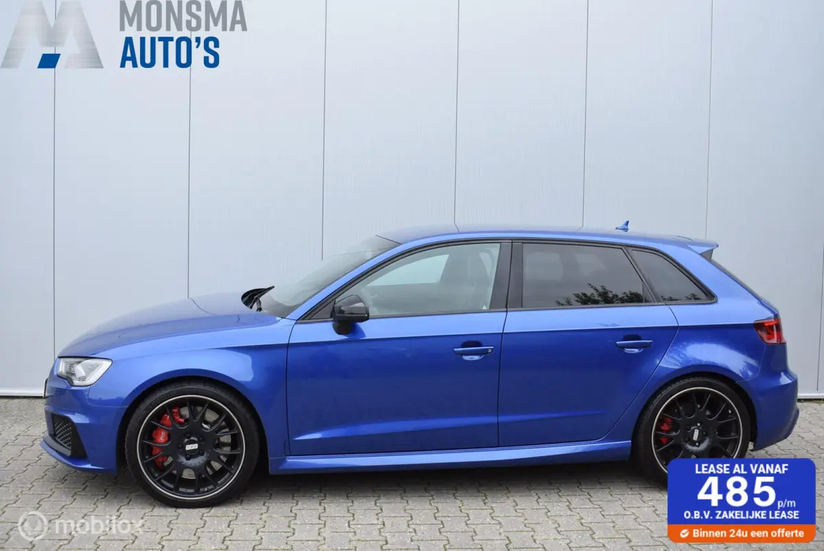 RS3 2.5 TFSI Sepangblau *1e lak *2e eignr. *Carbon *B&O *Historie *BBS