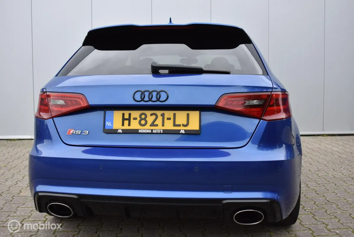 RS3 2.5 TFSI Sepangblau *1e lak *2e eignr. *Carbon *B&O *Historie *BBS