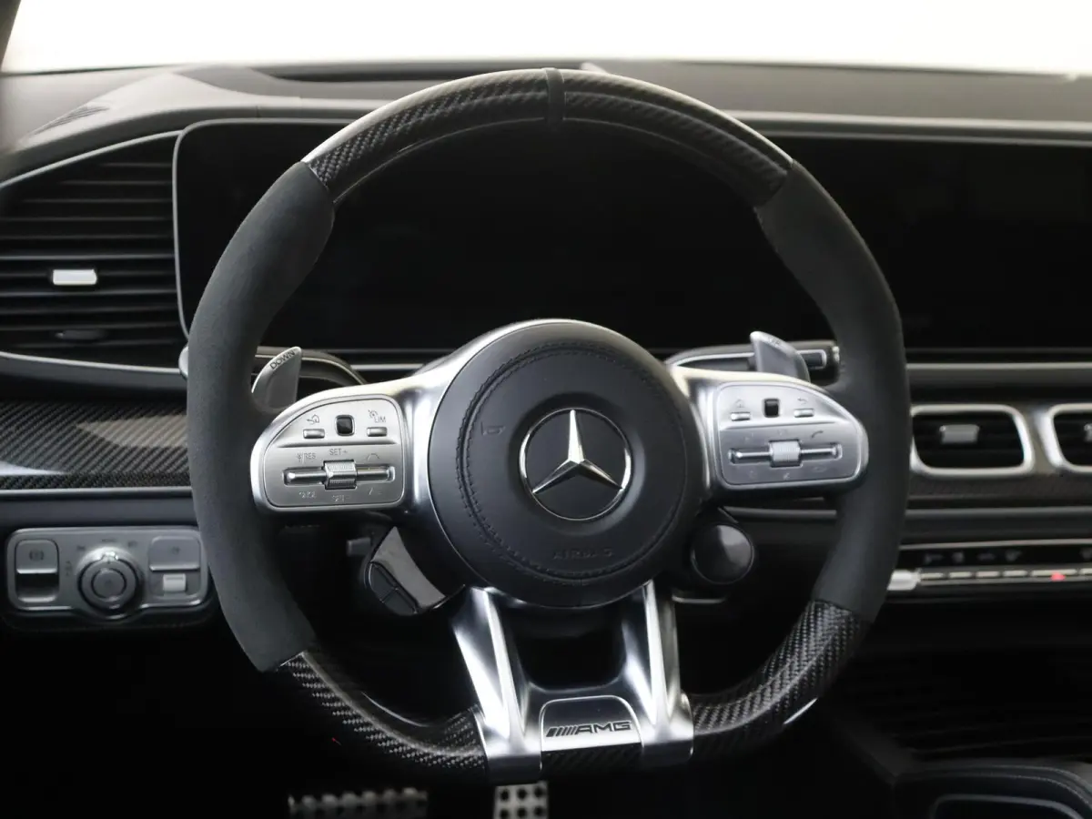 AMG 63 S 4MATIC+ / Panoramadak/ 22 inch/ Burmester/ Memory/ Carbon int. + stuur/ Stoelverwarming V+A